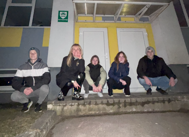 Zemes stunda Ogres tehnikumā= foto orientēšanās pilsētā